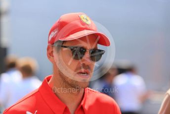 World © Octane Photographic Ltd. Formula 1 – German GP - Paddock. Scuderia Ferrari SF90 – Sebastian Vettel. Hockenheimring, Hockenheim, Germany. Thursday 25th July 2019.