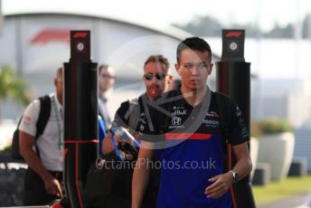 World © Octane Photographic Ltd. Formula 1 – German GP - Paddock. Scuderia Toro Rosso STR14 – Alexander Albon. Hockenheimring, Hockenheim, Germany. Thursday 25th July 2019.