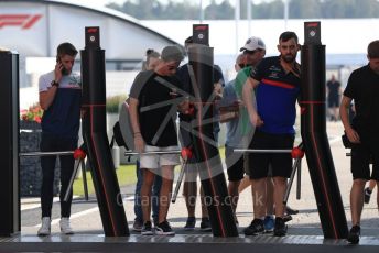 World © Octane Photographic Ltd. Formula 1 – German GP - Paddock. Scuderia Ferrari SF90 – Charles Leclerc and brother Arthur Leclerc. Hockenheimring, Hockenheim, Germany. Thursday 25th July 2019.