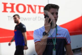 World © Octane Photographic Ltd. Formula 1 – German GP - Paddock. Arthur Leclerc. Hockenheimring, Hockenheim, Germany. Thursday 25th July 2019.