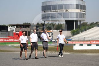 World © Octane Photographic Ltd. Formula 1 – German GP - Track Walk. McLaren MCL34 – Lando Norris. Hockenheimring, Hockenheim, Germany. Thursday 25th July 2019.