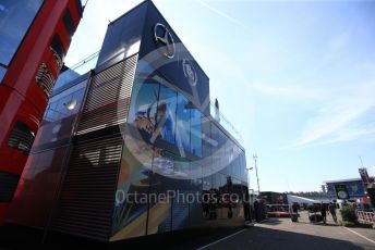 World © Octane Photographic Ltd. Formula 1 – German GP - Paddock. Mercedes 125 years in motorsport. Hockenheimring, Hockenheim, Germany. Thursday 25th July 2019.
