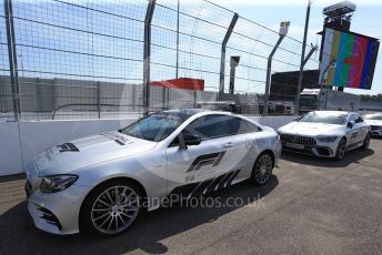 World © Octane Photographic Ltd. Formula 1 – German GP  - Track walk. Safety car with 125 years of Mercedes logos. Hockenheimring, Hockenheim, Germany. Thursday 25th July 2019.