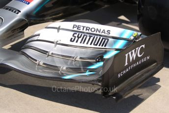 World © Octane Photographic Ltd. Formula 1 – Hungarian GP - Pitlane. Mercedes AMG Petronas Motorsport AMG F1 W10 EQ Power+. Hungaroring, Budapest, Hungary. Thursday 1st August 2019.