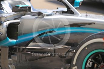 World © Octane Photographic Ltd. Formula 1 – Hungarian GP - Pitlane. Mercedes AMG Petronas Motorsport AMG F1 W10 EQ Power+. Hungaroring, Budapest, Hungary. Thursday 1st August 2019.