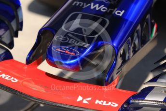 World © Octane Photographic Ltd. Formula 1 – Hungarian GP - Pitlane. Scuderia Toro Rosso STR14. Hungaroring, Budapest, Hungary. Thursday 1st August 2019.