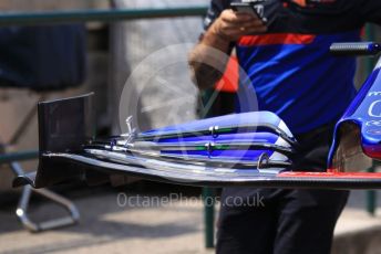 World © Octane Photographic Ltd. Formula 1 – Hungarian GP - Pitlane. Scuderia Toro Rosso STR14. Hungaroring, Budapest, Hungary. Thursday 1st August 2019.