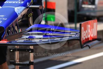 World © Octane Photographic Ltd. Formula 1 – Hungarian GP - Pitlane. Scuderia Toro Rosso STR14. Hungaroring, Budapest, Hungary. Thursday 1st August 2019.