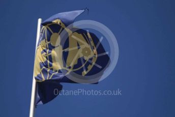 World © Octane Photographic Ltd. Formula 1 – Hungarian GP - Pitlane. FIA Flag. Hungaroring, Budapest, Hungary. Thursday 1st August 2019.