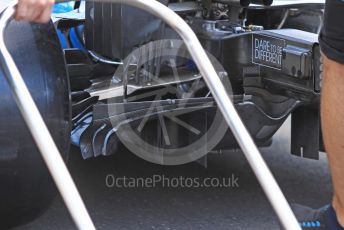 World © Octane Photographic Ltd. Formula 1 – Hungarian GP - Pitlane. ROKiT Williams Racing FW 42 – George Russell. Hungaroring, Budapest, Hungary. Thursday 1st August 2019.