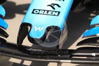 World © Octane Photographic Ltd. Formula 1 – Hungarian GP - Pitlane. ROKiT Williams Racing FW 42 – George Russell. Hungaroring, Budapest, Hungary. Thursday 1st August 2019.