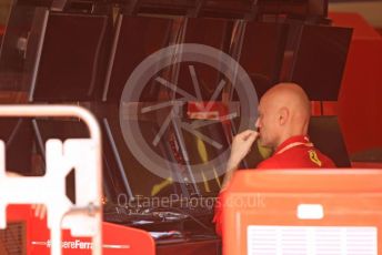 World © Octane Photographic Ltd. Formula 1 – Hungarian GP - Pitlane. Scuderia Ferrari SF90. Hungaroring, Budapest, Hungary. Thursday 1st August 2019.