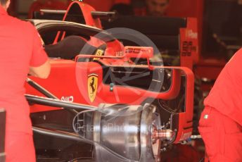 World © Octane Photographic Ltd. Formula 1 – Hungarian GP - Pitlane. Scuderia Ferrari SF90. Hungaroring, Budapest, Hungary. Thursday 1st August 2019.