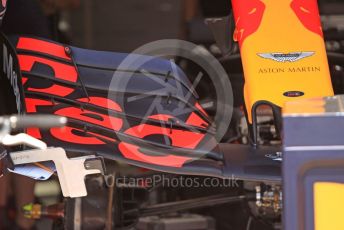 World © Octane Photographic Ltd. Formula 1 – Hungarian GP - Pitlane. Aston Martin Red Bull Racing RB15. Hungaroring, Budapest, Hungary. Thursday 1st August 2019.