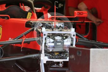 World © Octane Photographic Ltd. Formula 1 – Hungarian GP - Pitlane. Scuderia Ferrari SF90. Hungaroring, Budapest, Hungary. Thursday 1st August 2019.