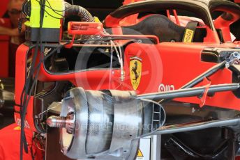 World © Octane Photographic Ltd. Formula 1 – Hungarian GP - Pitlane. Scuderia Ferrari SF90. Hungaroring, Budapest, Hungary. Thursday 1st August 2019.