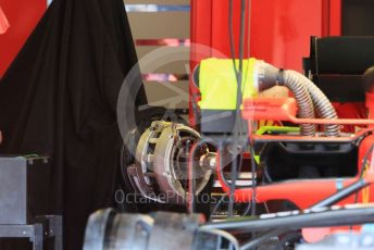 World © Octane Photographic Ltd. Formula 1 – Hungarian GP - Pitlane. Scuderia Ferrari SF90. Hungaroring, Budapest, Hungary. Thursday 1st August 2019.