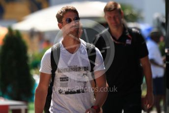 World © Octane Photographic Ltd. Formula 1 – Hungarian GP - Paddock. Rich Energy Haas F1 Team VF19 – Romain Grosjean. Hungaroring, Budapest, Hungary. Thursday 1st August 2019.