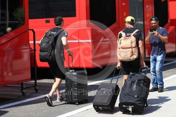 World © Octane Photographic Ltd. Formula 1 – Hungarian GP - Paddock. Renault Sport F1 Team RS19 – Daniel Ricciardo. Hungaroring, Budapest, Hungary. Thursday 1st August 2019.