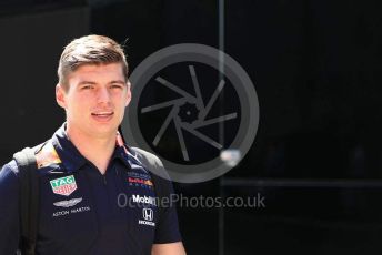 World © Octane Photographic Ltd. Formula 1 – Hungarian GP - Paddock. Aston Martin Red Bull Racing RB15 – Max Verstappen. Hungaroring, Budapest, Hungary. Thursday 1st August 2019.