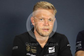 World © Octane Photographic Ltd. Formula 1 – Hungarian GP. FIA Drivers Press Conference. Rich Energy Haas F1 Team – Kevin Magnussen. Hungaroring, Budapest, Hungary. Thursday 1st August 2019.