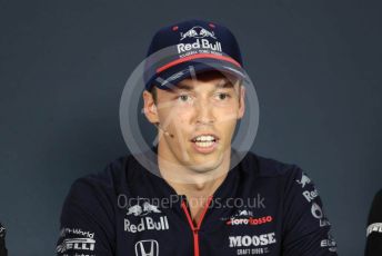 World © Octane Photographic Ltd. Formula 1 – Hungarian GP. FIA Drivers Press Conference. Scuderia Toro Rosso – Daniil Kvyat. Hungaroring, Budapest, Hungary. Thursday 1st August 2019.