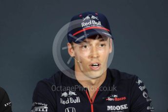World © Octane Photographic Ltd. Formula 1 – Hungarian GP. FIA Drivers Press Conference. Scuderia Toro Rosso – Daniil Kvyat. Hungaroring, Budapest, Hungary. Thursday 1st August 2019.
