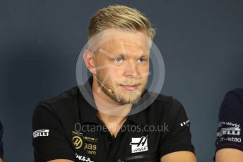 World © Octane Photographic Ltd. Formula 1 – Hungarian GP. FIA Drivers Press Conference. Rich Energy Haas F1 Team – Kevin Magnussen. Hungaroring, Budapest, Hungary. Thursday 1st August 2019.