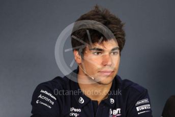 World © Octane Photographic Ltd. Formula 1 – Hungarian GP. FIA Drivers Press Conference. SportPesa Racing Point – Lance Stroll. Hungaroring, Budapest, Hungary. Thursday 1st August 2019.
