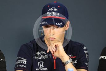 World © Octane Photographic Ltd. Formula 1 – Hungarian GP. FIA Drivers Press Conference. Scuderia Toro Rosso – Daniil Kvyat. Hungaroring, Budapest, Hungary. Thursday 1st August 2019.