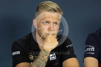 World © Octane Photographic Ltd. Formula 1 – Hungarian GP. FIA Drivers Press Conference. Rich Energy Haas F1 Team – Kevin Magnussen. Hungaroring, Budapest, Hungary. Thursday 1st August 2019.