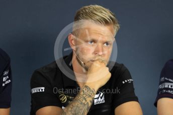 World © Octane Photographic Ltd. Formula 1 – Hungarian GP. FIA Drivers Press Conference. Rich Energy Haas F1 Team – Kevin Magnussen. Hungaroring, Budapest, Hungary. Thursday 1st August 2019.