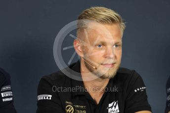 World © Octane Photographic Ltd. Formula 1 – Hungarian GP. FIA Drivers Press Conference. Rich Energy Haas F1 Team – Kevin Magnussen. Hungaroring, Budapest, Hungary. Thursday 1st August 2019.