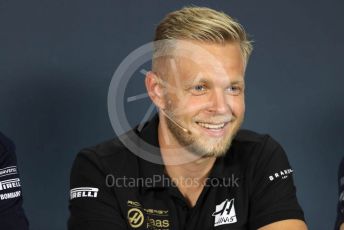 World © Octane Photographic Ltd. Formula 1 – Hungarian GP. FIA Drivers Press Conference. Rich Energy Haas F1 Team – Kevin Magnussen. Hungaroring, Budapest, Hungary. Thursday 1st August 2019.