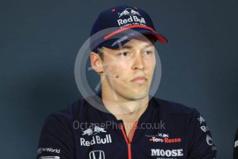 World © Octane Photographic Ltd. Formula 1 – Hungarian GP. FIA Drivers Press Conference. Scuderia Toro Rosso – Daniil Kvyat. Hungaroring, Budapest, Hungary. Thursday 1st August 2019.