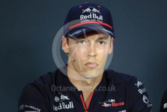 World © Octane Photographic Ltd. Formula 1 – Hungarian GP. FIA Drivers Press Conference. Scuderia Toro Rosso – Daniil Kvyat. Hungaroring, Budapest, Hungary. Thursday 1st August 2019.
