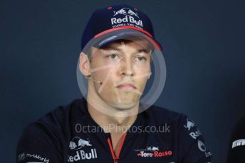 World © Octane Photographic Ltd. Formula 1 – Hungarian GP. FIA Drivers Press Conference. Scuderia Toro Rosso – Daniil Kvyat. Hungaroring, Budapest, Hungary. Thursday 1st August 2019.