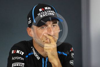World © Octane Photographic Ltd. Formula 1 – Hungarian GP. FIA Drivers Press Conference. ROKiT Williams Racing – Robert Kubica. Hungaroring, Budapest, Hungary. Thursday 1st August 2019.