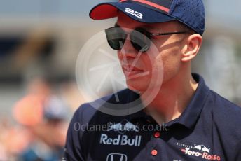 World © Octane Photographic Ltd. Formula 1 – Hungarian GP - Drivers Parade. Scuderia Toro Rosso STR14 – Alexander Albon. Hungaroring, Budapest, Hungary. Sunday 4th August 2019.