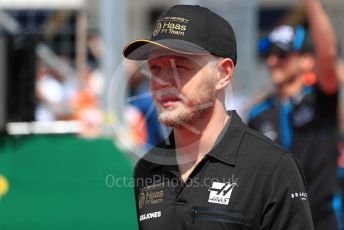 World © Octane Photographic Ltd. Formula 1 – Hungarian GP - Drivers Parade. Rich Energy Haas F1 Team VF19 – Kevin Magnussen. Hungaroring, Budapest, Hungary. Sunday 4th August 2019.