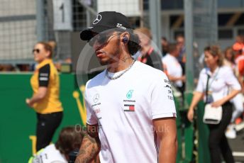 World © Octane Photographic Ltd. Formula 1 – Hungarian GP - Drivers Parade. Mercedes AMG Petronas Motorsport AMG F1 W10 EQ Power+ - Lewis Hamilton. Hungaroring, Budapest, Hungary. Sunday 4th August 2019.