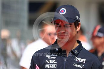 World © Octane Photographic Ltd. Formula 1 – Hungarian GP - Drivers Parade. SportPesa Racing Point RP19 – Lance Stroll. Hungaroring, Budapest, Hungary. Sunday 4th August 2019.