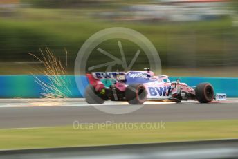 World © Octane Photographic Ltd. Formula 1 – Hungarian GP - Practice 1. SportPesa Racing Point RP19 - Sergio Perez. Hungaroring, Budapest, Hungary. Friday 2nd August 2019.