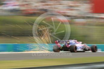 World © Octane Photographic Ltd. Formula 1 – Hungarian GP - Practice 1. SportPesa Racing Point RP19 - Sergio Perez. Hungaroring, Budapest, Hungary. Friday 2nd August 2019.