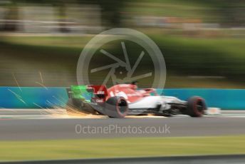 World © Octane Photographic Ltd. Formula 1 – Hungarian GP - Practice 1. Alfa Romeo Racing C38 – Kimi Raikkonen. Hungaroring, Budapest, Hungary. Friday 2nd August 2019.