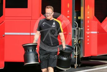 World © Octane Photographic Ltd. Formula 1 – Hungarian GP - Practice 1. Renault Sport F1 Team RS19 wheels. Hungaroring, Budapest, Hungary. Friday 2nd August 2019.
