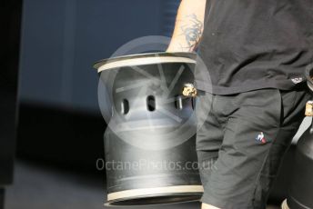 World © Octane Photographic Ltd. Formula 1 – Hungarian GP - Practice 1. Renault Sport F1 Team RS19 wheels. Hungaroring, Budapest, Hungary. Friday 2nd August 2019.