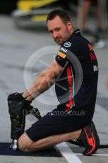 World © Octane Photographic Ltd. Formula 1 – Hungarian GP - Practice 1. Aston Martin Red Bull Racing wheel gun practice. Hungaroring, Budapest, Hungary. Friday 2nd August 2019.