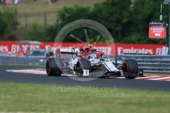 World © Octane Photographic Ltd. Formula 1 – Hungarian GP - Practice 1. Alfa Romeo Racing C38 – Antonio Giovinazzi. Hungaroring, Budapest, Hungary. Friday 2nd August 2019.