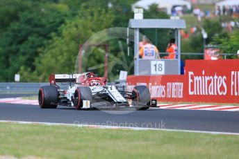 World © Octane Photographic Ltd. Formula 1 – Hungarian GP - Practice 1. Alfa Romeo Racing C38 – Kimi Raikkonen. Hungaroring, Budapest, Hungary. Friday 2nd August 2019.